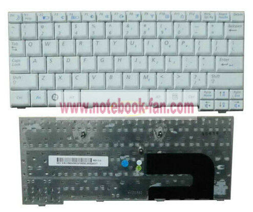 New US Keyboard Samsung NC10 NC 10 NC-10 NP-NC10 NP-N130 N140 Wh - Click Image to Close